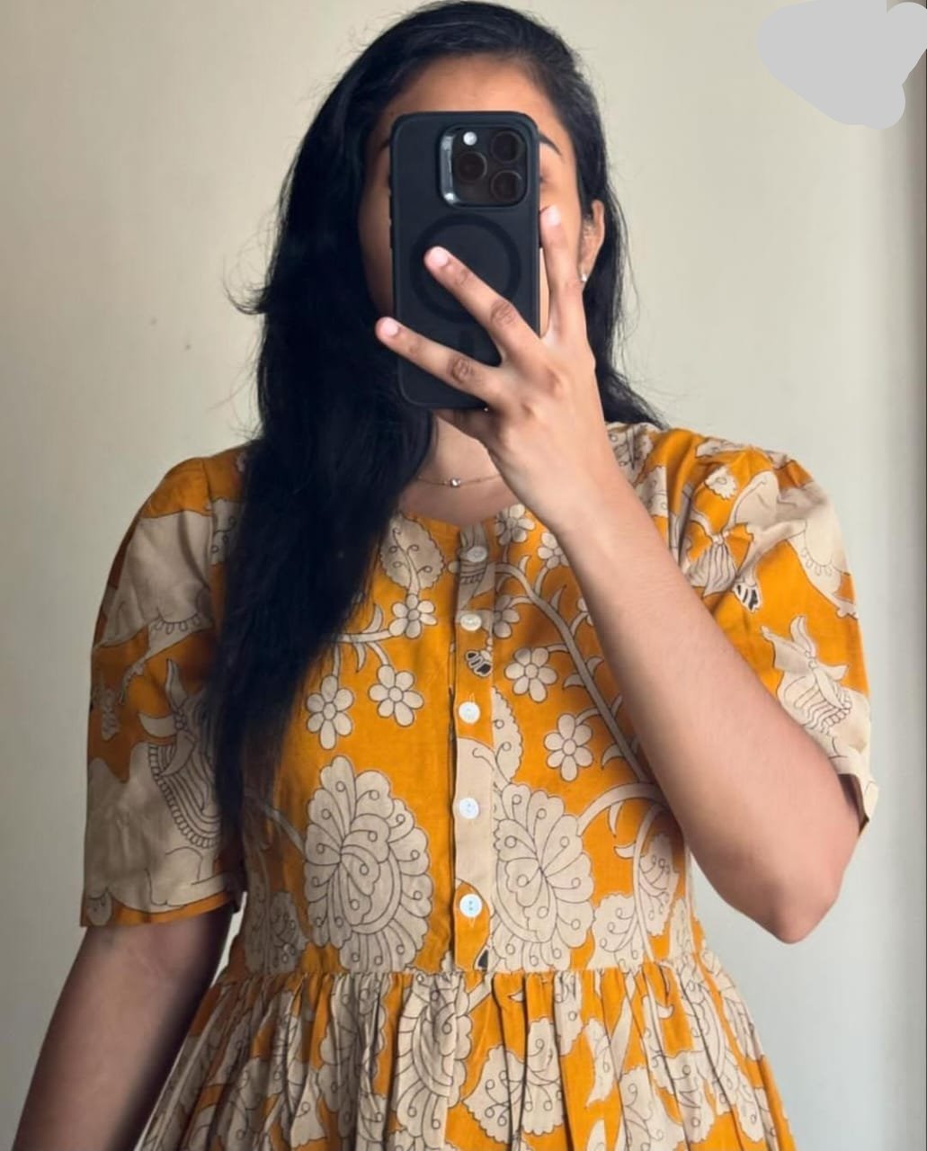 Summer Romance Cotton Kurti & Pant Set