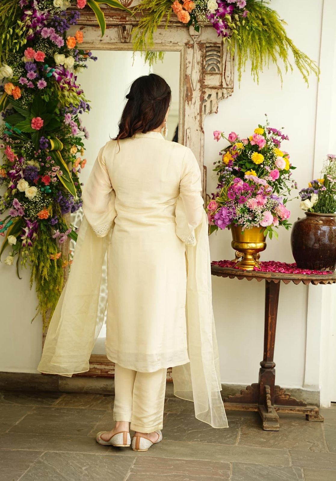 Golden Glow Chanderi Suit