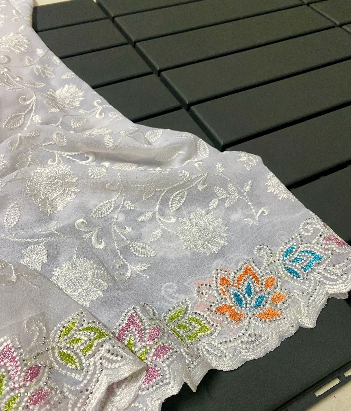 Sakura Elegance Georgette Saree