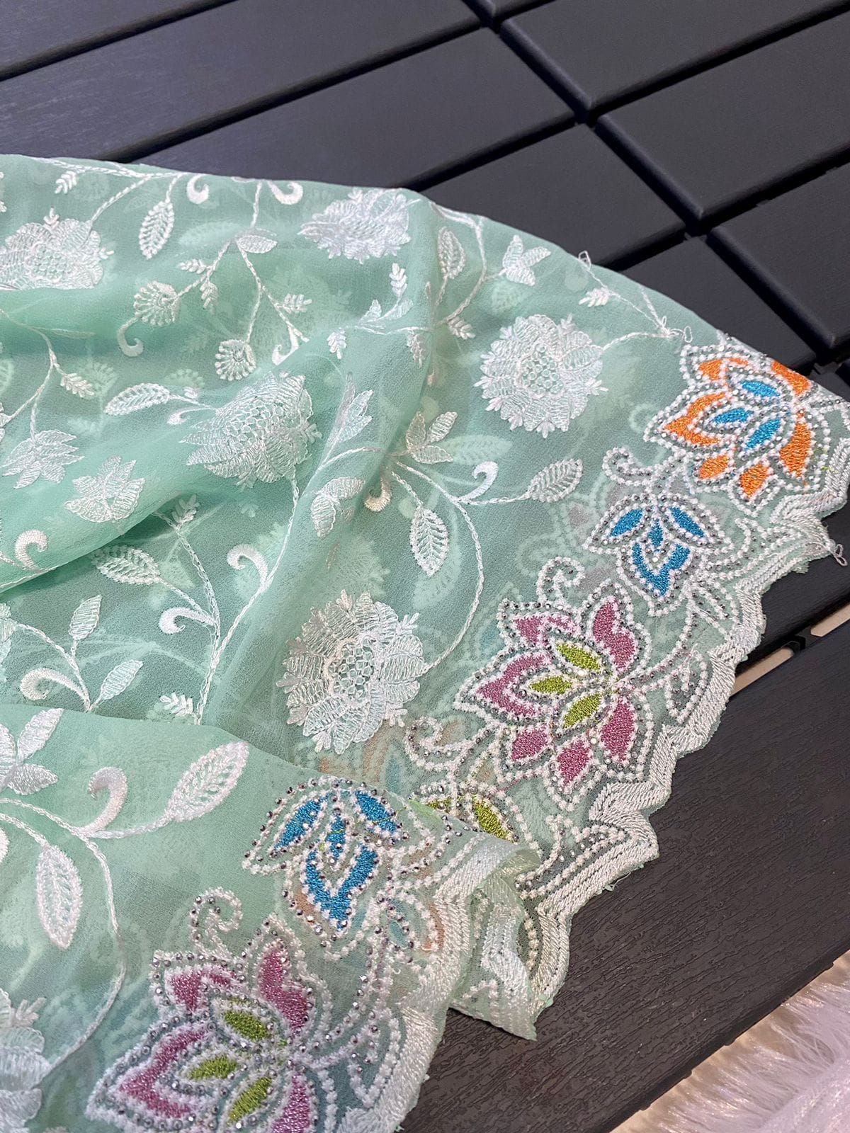 Sakura Elegance Georgette Saree