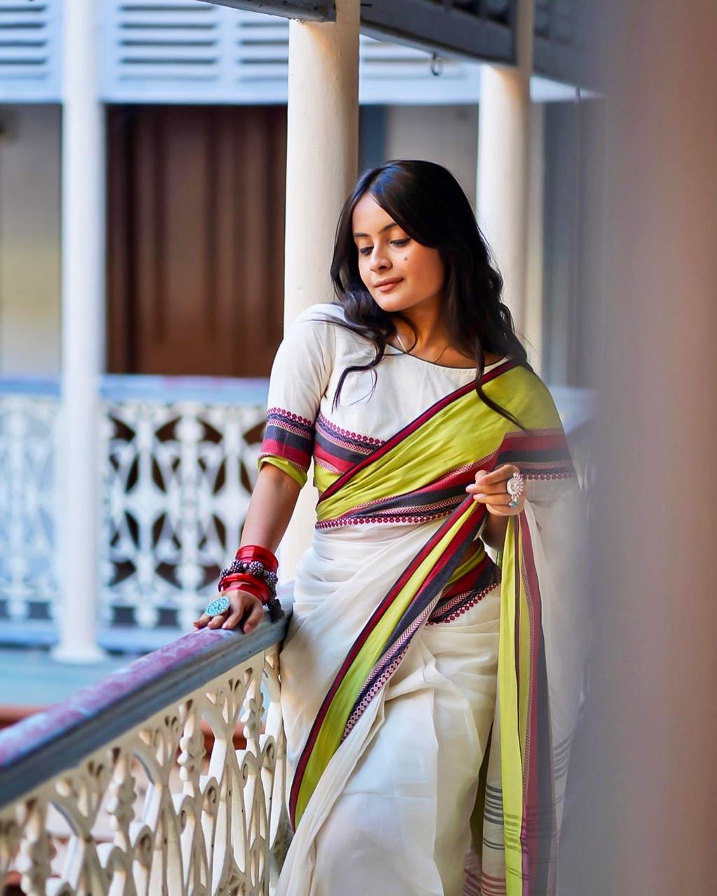 Shantipuri Elegance Cotton Saree