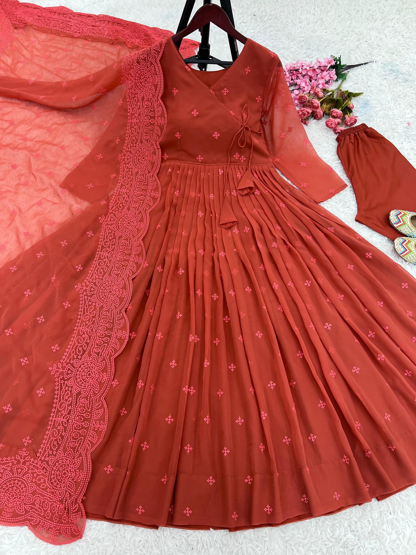 Aafreen Royale Allure Gown And Dupatta Set