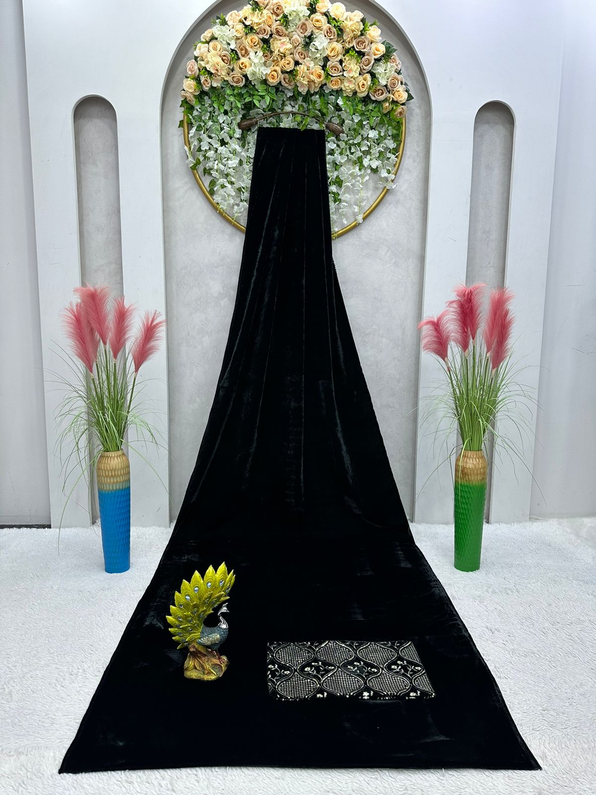 Velvet Allure Designer Saree