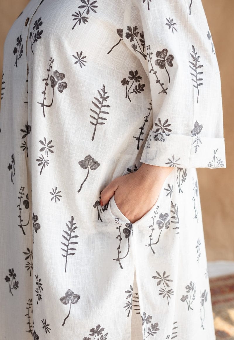 Light of Wisdom Cotton Kurti Set