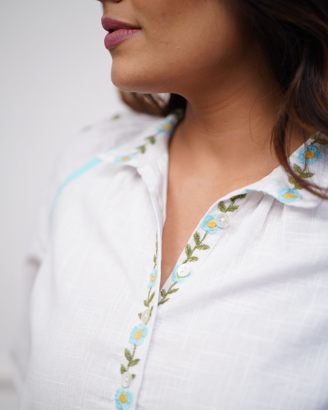 Ivy Bloom Embroidery Cord Set