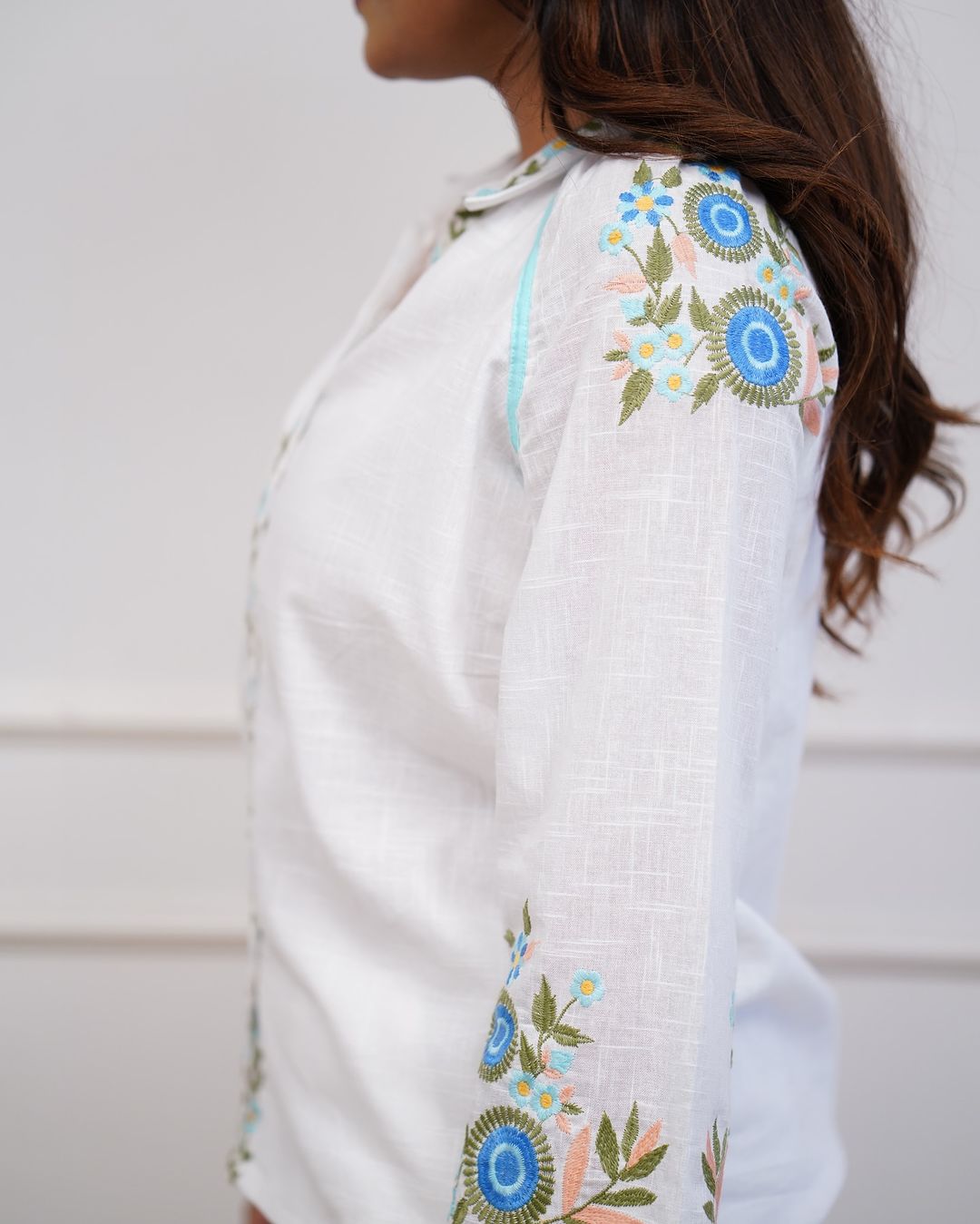 Ivy Bloom Embroidery Cord Set