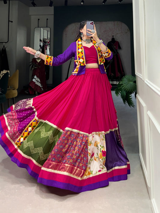Mahendi Garba Delight Lehenga Set