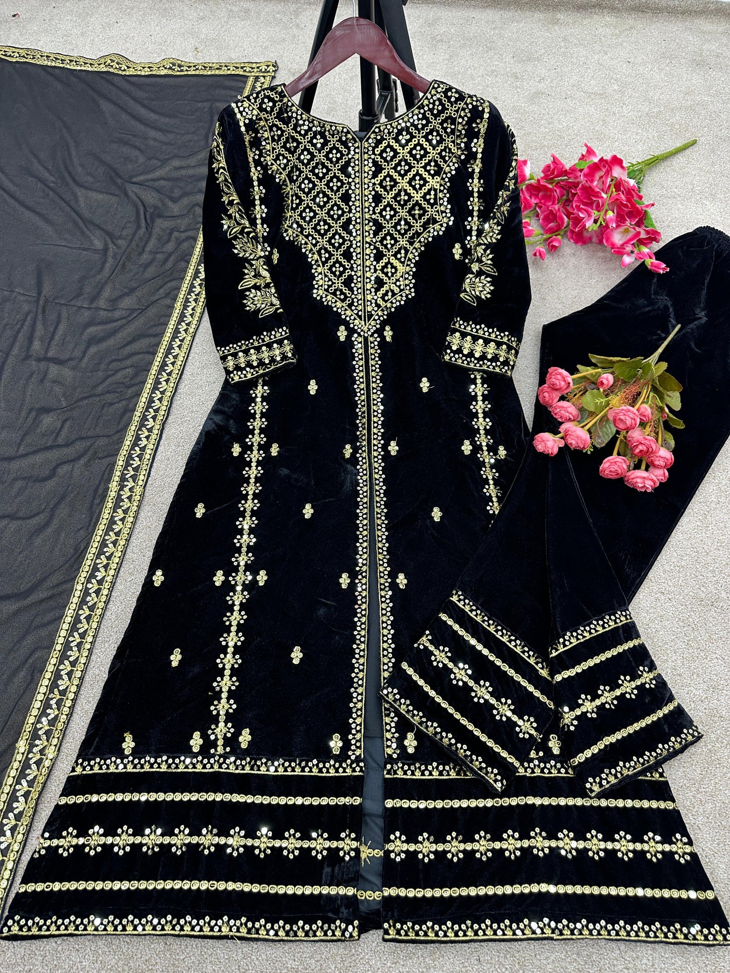 Velvet Majesty Partywear Set
