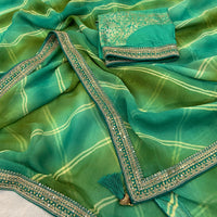 Chiffon Charm Lehriya Saree