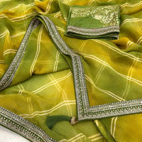 Chiffon Charm Lehriya Saree