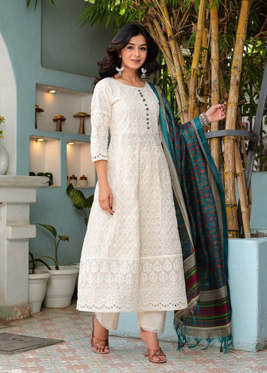 Classic & Comfortable Chikankari Cotton Sets in Stunning Summer Shades