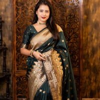 Peacock Symphony Woven Saree