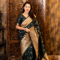 Peacock Symphony Woven Saree