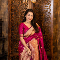 Peacock Symphony Woven Saree