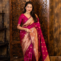 Peacock Symphony Woven Saree