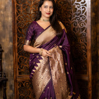 Peacock Symphony Woven Saree