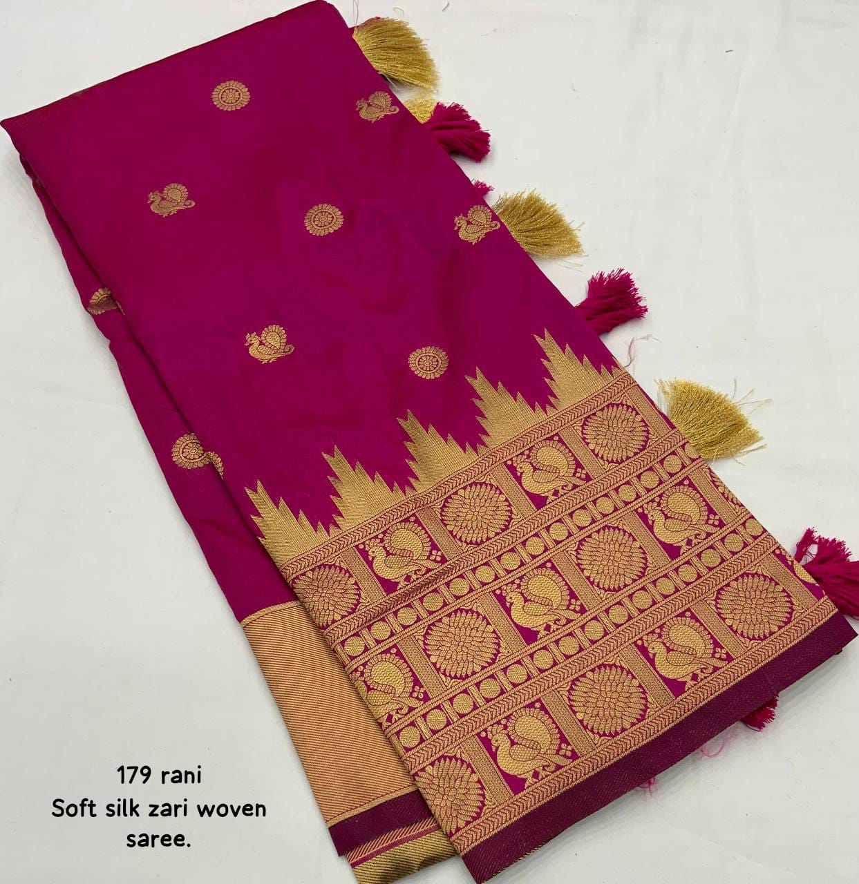 Peacock Symphony Woven Saree