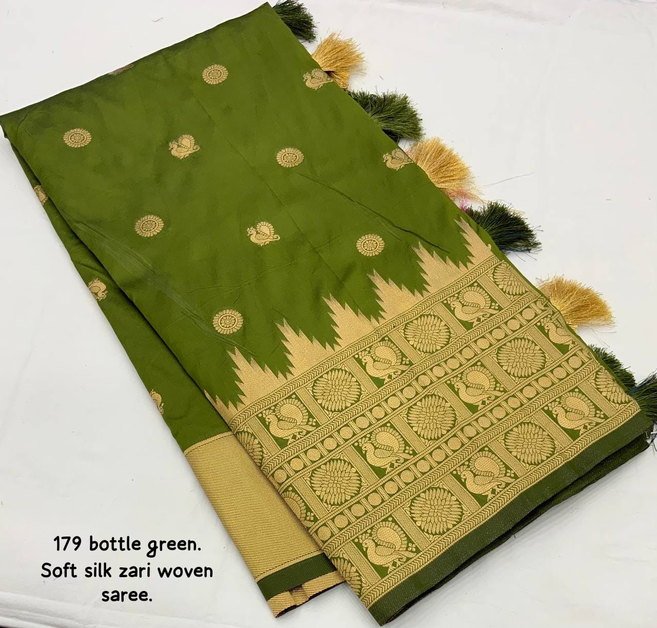 Peacock Symphony Woven Saree