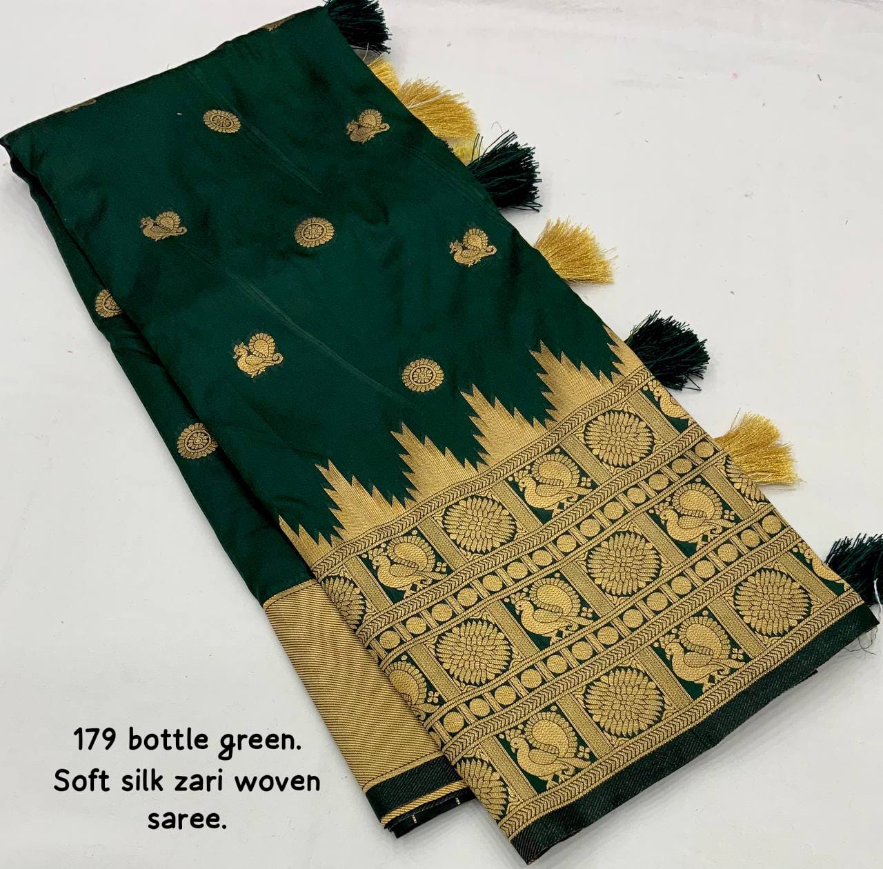 Peacock Symphony Woven Saree