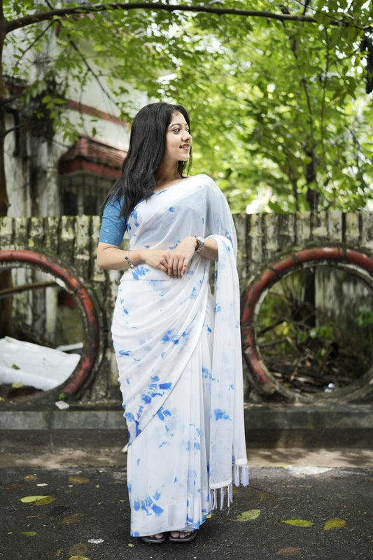 Ethereal Shirobi Georgette Saree