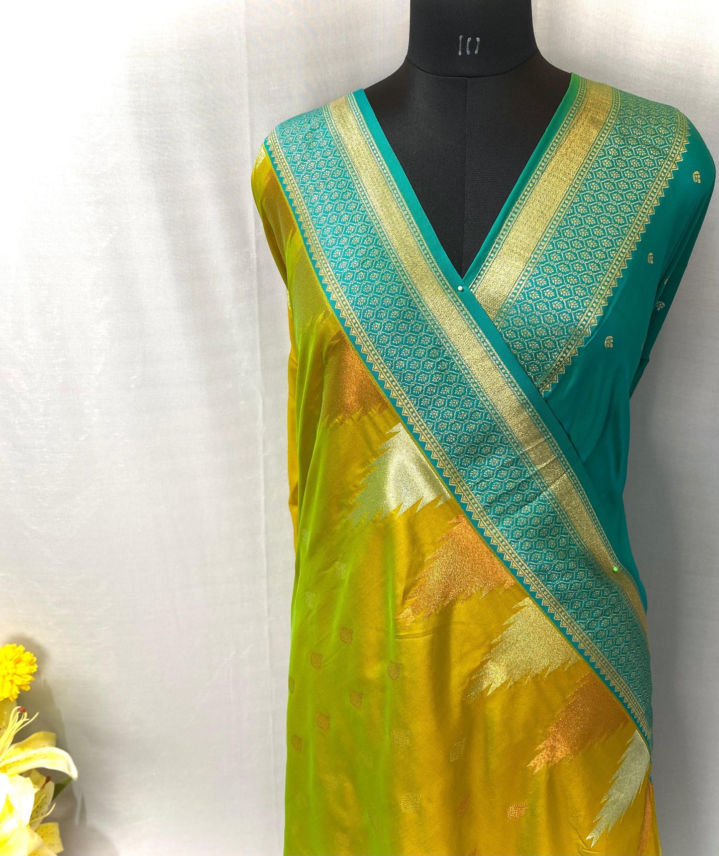 Temple Grace Kanchipuram Saree