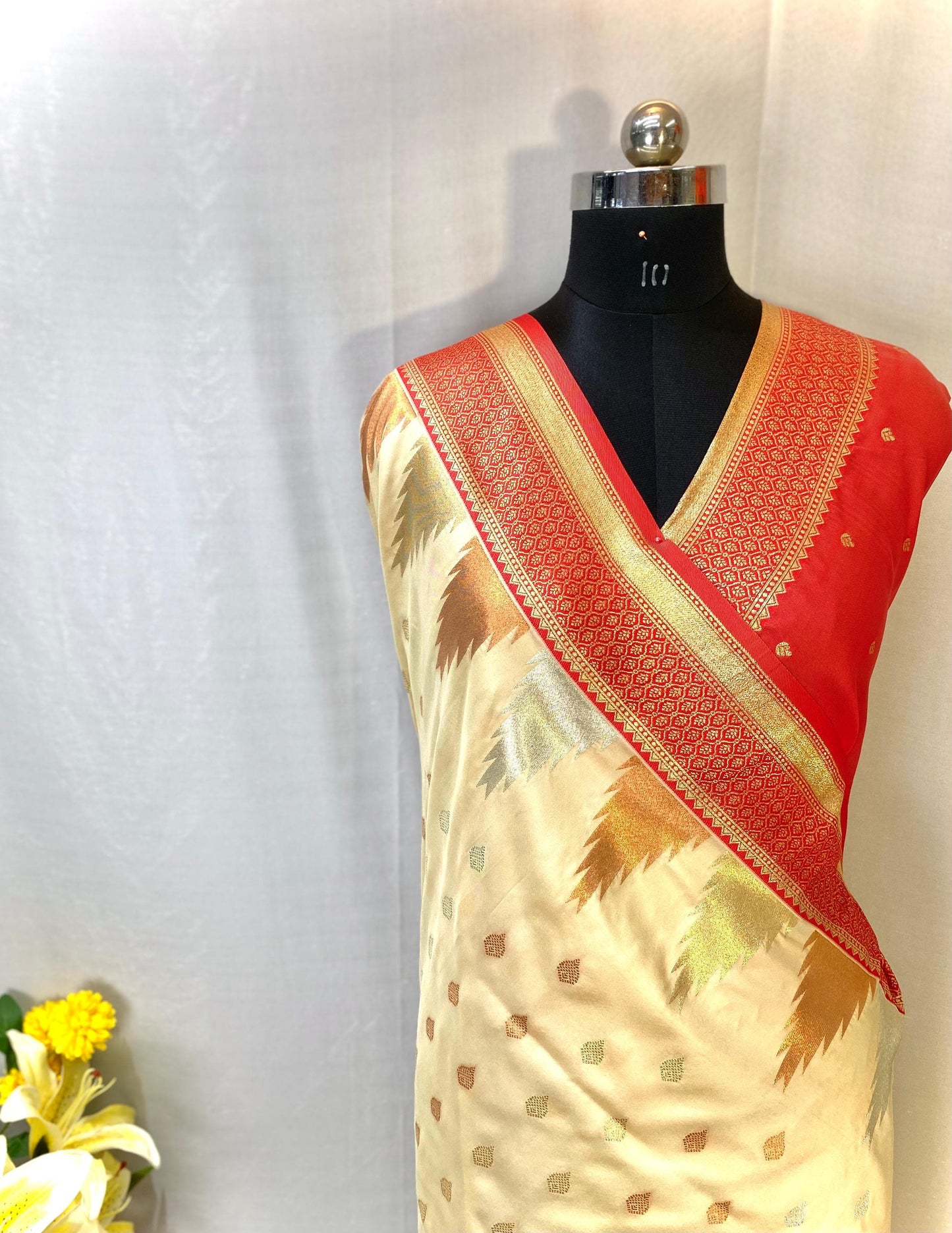 Temple Grace Kanchipuram Saree