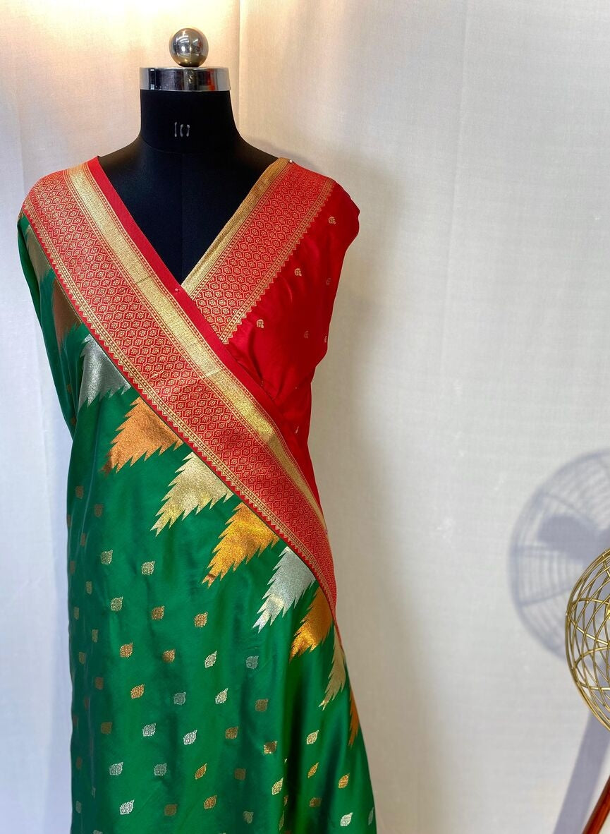 Temple Grace Kanchipuram Saree