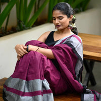 Rustic Grace Cotton Saree