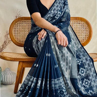 Neelanjana Heritage Cotton Saree