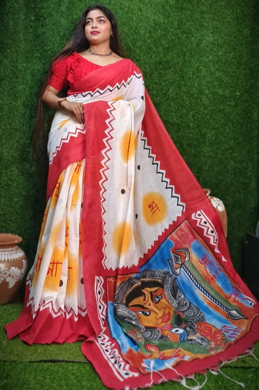 Devi Drishti Cotton Saree