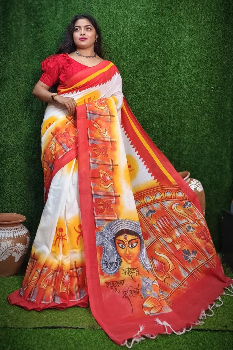 Devi Drishti Cotton Saree