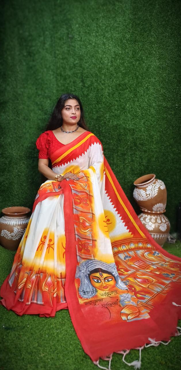 Devi Drishti Cotton Saree