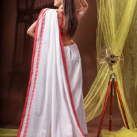 Shwetambara Khadi Cotton Saree