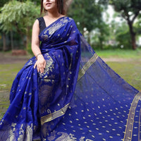 Cotton Silk Jamdani Saree