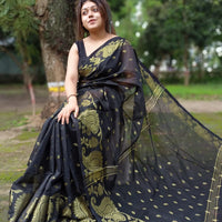 Cotton Silk Jamdani Saree