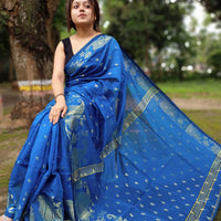 Cotton Silk Jamdani Saree