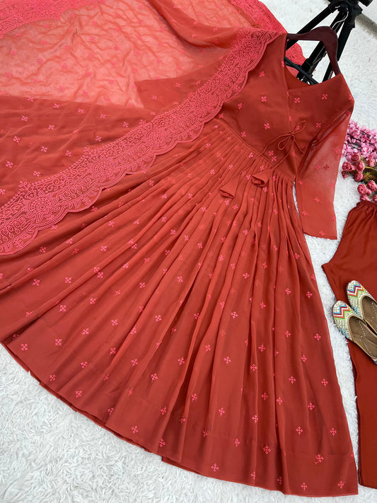 Aafreen Royale Allure Gown And Dupatta Set