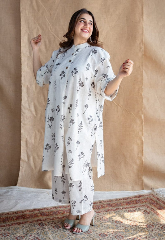 Light of Wisdom Cotton Kurti Set