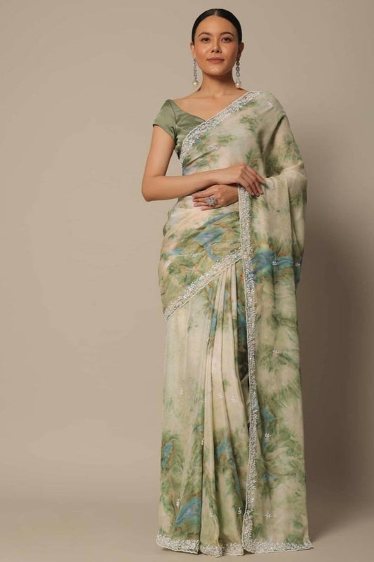 Radiant Elegance Georgette Saree