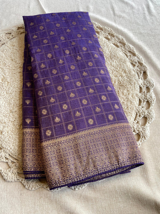 Sublime Elegance Banarasi Khadi Silk Saree