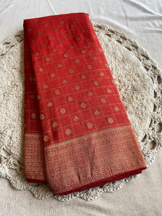 Sublime Elegance Banarasi Khadi Silk Saree