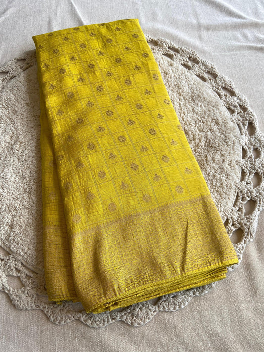 Sublime Elegance Banarasi Khadi Silk Saree