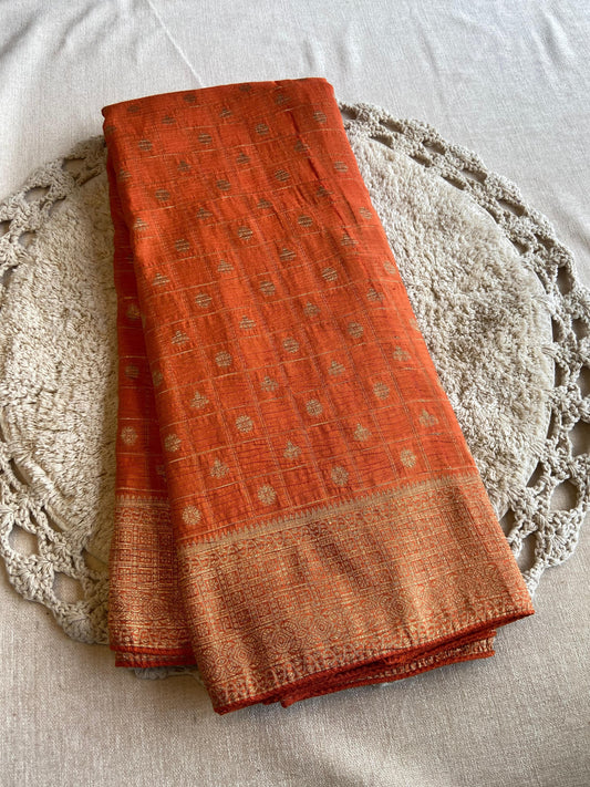 Sublime Elegance Banarasi Khadi Silk Saree