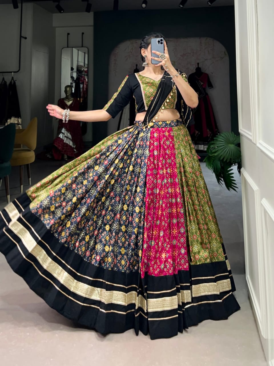 Elegance in Dola Lehenga Set