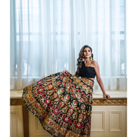 Elegant Semi-Stitched Lehenga in Luxurious Silk