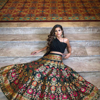 Elegant Semi-Stitched Lehenga in Luxurious Silk