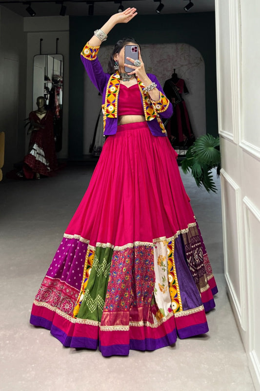 Mahendi Garba Delight Lehenga Set