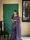 Batik Blossom Silk Saree