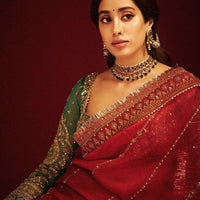 Serene Sequins Organza Silk Saree