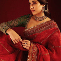 Serene Sequins Organza Silk Saree